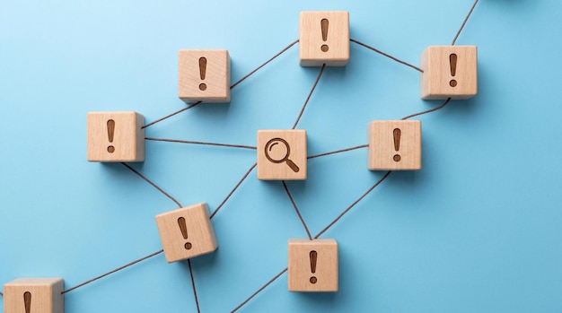 Infographic showing four interconnected consulting firm problem patterns