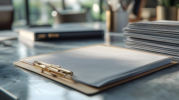 A stack of paper forms on a clipboard ready to be digitised