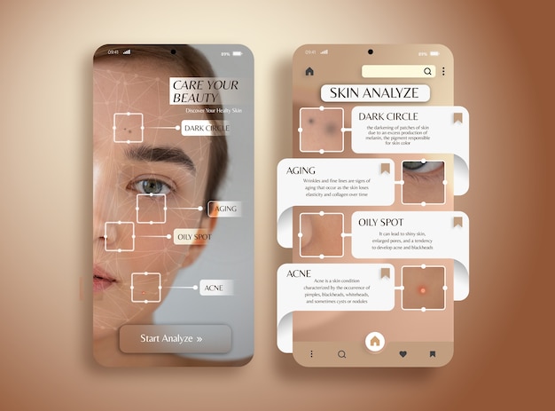 Source app screenshot and a refreshed version of the same interface